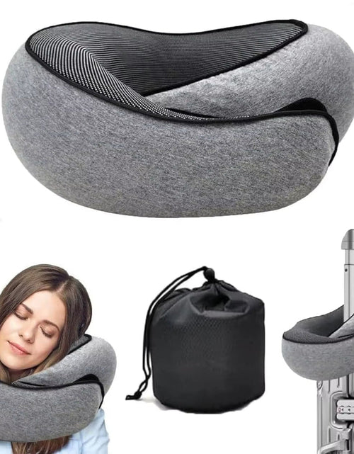 Load image into Gallery viewer, CloudRest U-Shape Pillow – Memory Foam Travel Neck Cushion for Car, Plane & Home Comfort