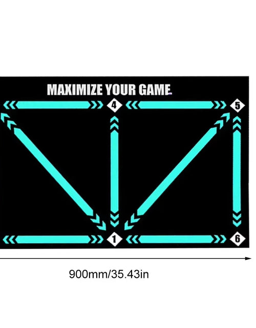 Load image into Gallery viewer, KickMaster Pro – Kids’ Non-Slip Soccer Training Mat for Home Practice & Play