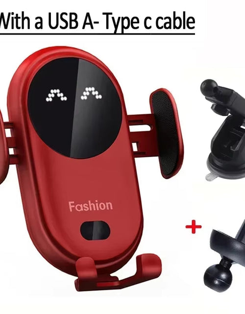 Load image into Gallery viewer, AutoGrip Wireless Car Charger – Infrared Sensor Mount & Fast Charging Stand for iPhone & Samsung