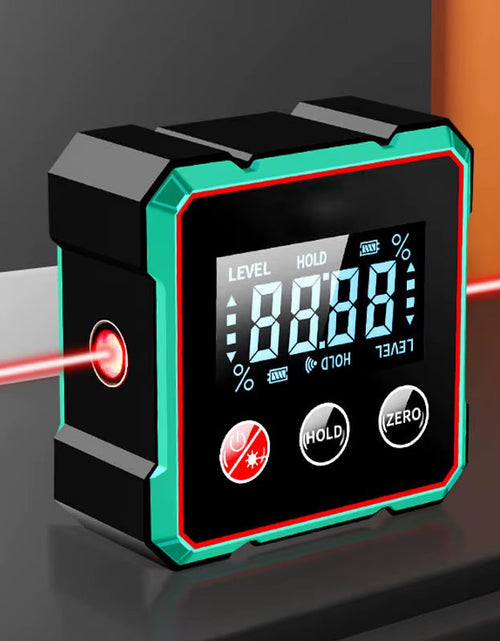 Load image into Gallery viewer, AngleMaster 360° Digital Protractor – Magnetic Laser Angle Finder with LCD Display & Inclinometer