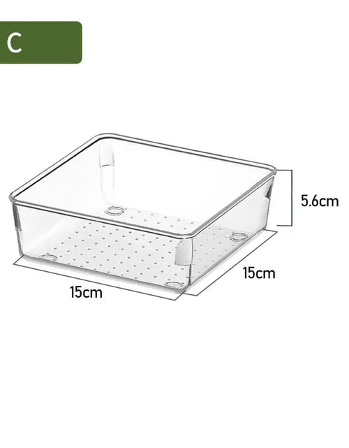 Load image into Gallery viewer, ClearNest Organizer – Transparent Anti-Scratch Drawer Storage Box for Cosmetics, Office & Home