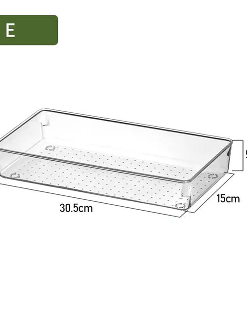Load image into Gallery viewer, ClearNest Organizer – Transparent Anti-Scratch Drawer Storage Box for Cosmetics, Office & Home