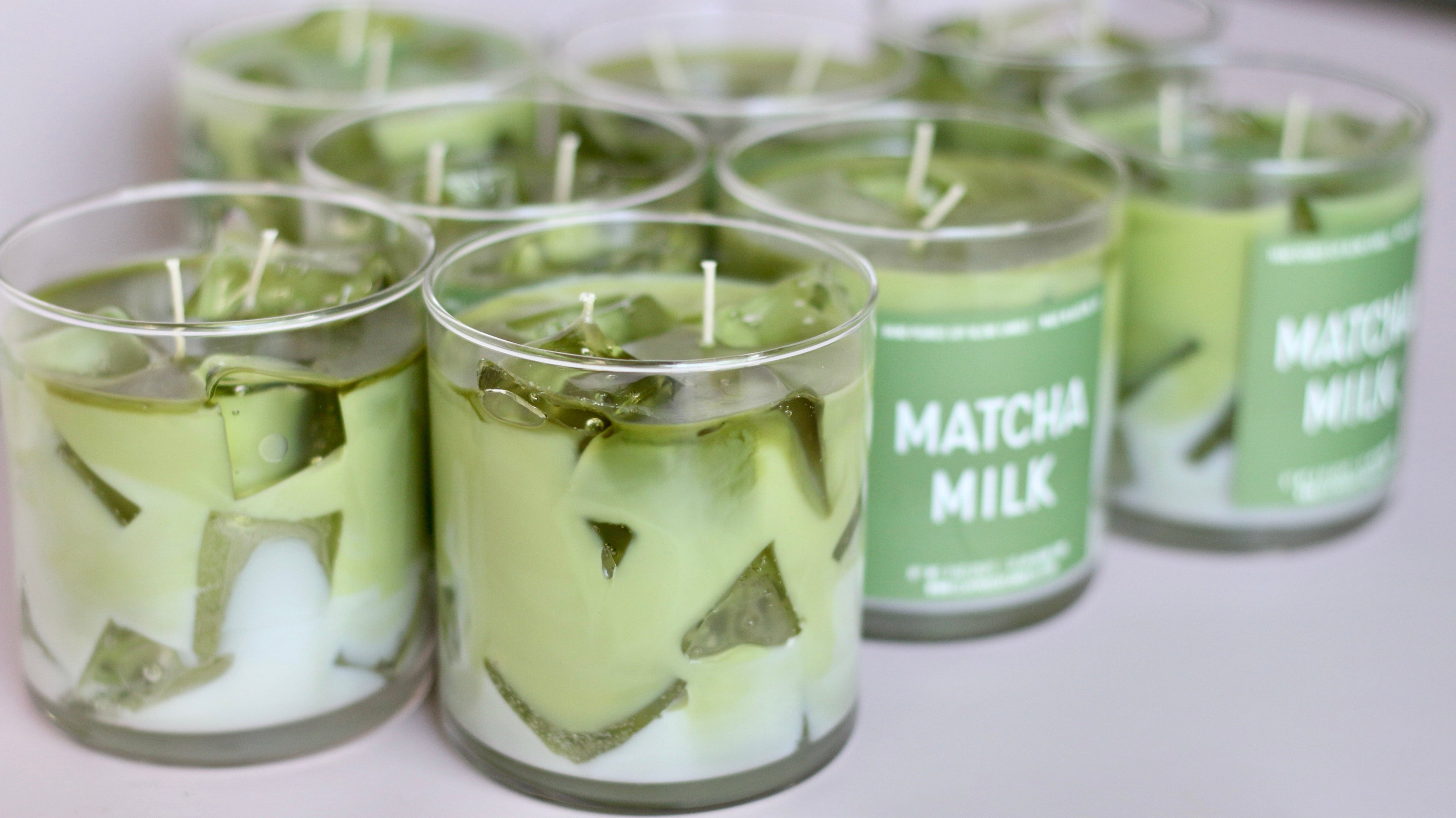Matcha Milk of Container Candle