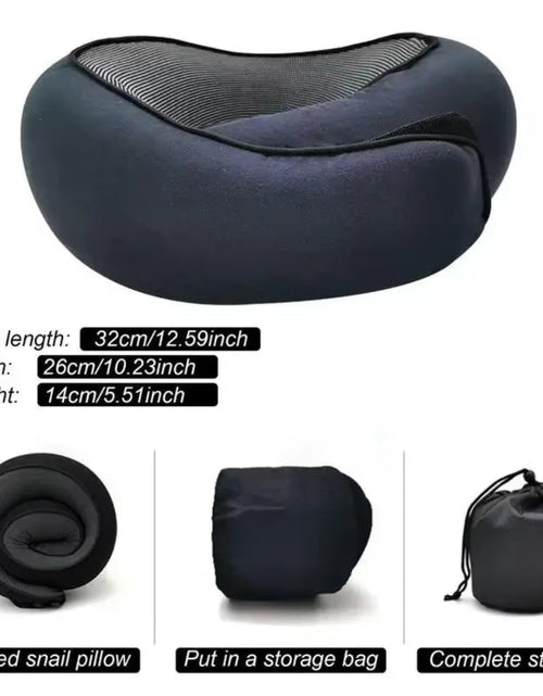 Load image into Gallery viewer, CloudRest U-Shape Pillow – Memory Foam Travel Neck Cushion for Car, Plane & Home Comfort