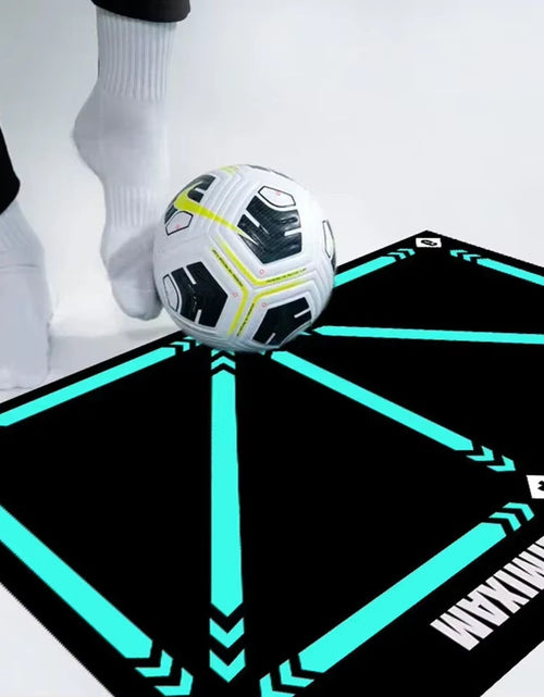 Load image into Gallery viewer, KickMaster Pro – Kids’ Non-Slip Soccer Training Mat for Home Practice & Play