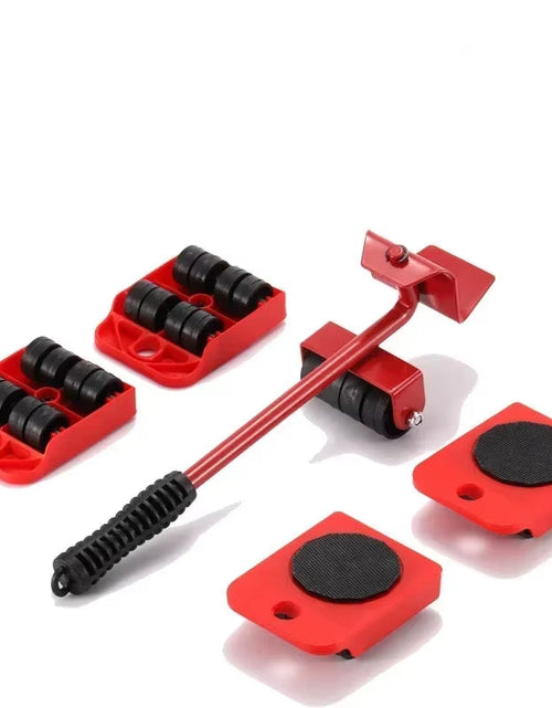 Load image into Gallery viewer, EasyGlide Furniture Mover Set – Heavy Lifter Bar & Slider Wheels for Effortless Moving