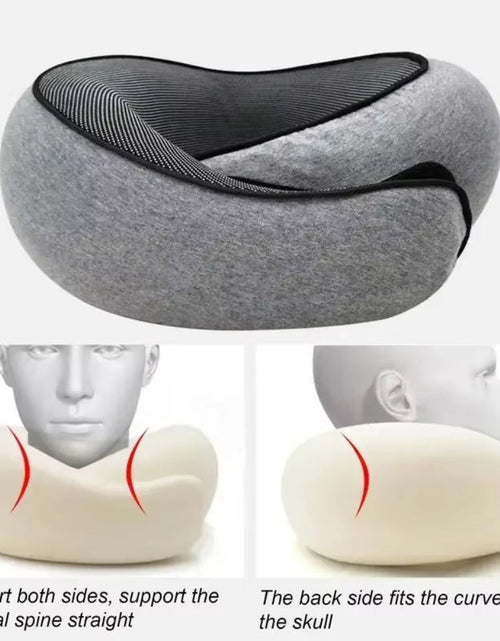 Load image into Gallery viewer, CloudRest U-Shape Pillow – Memory Foam Travel Neck Cushion for Car, Plane & Home Comfort