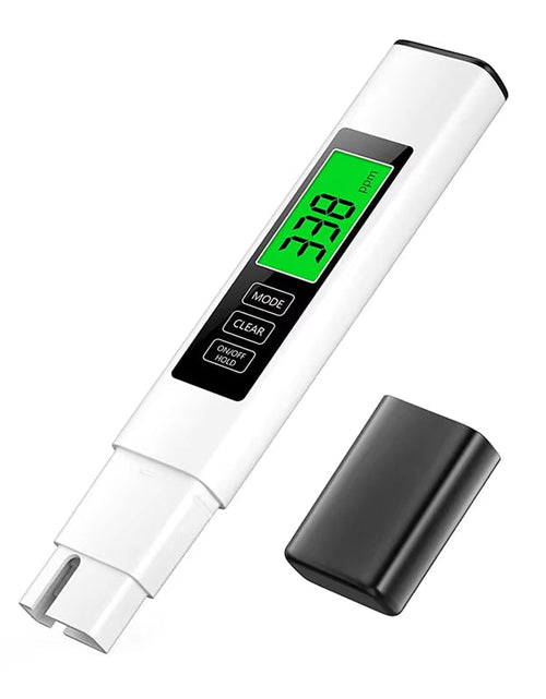 Load image into Gallery viewer, PureCheck 3-in-1 Digital TDS Water Tester – High Accuracy Water Quality Testing Kit for Drinking Water