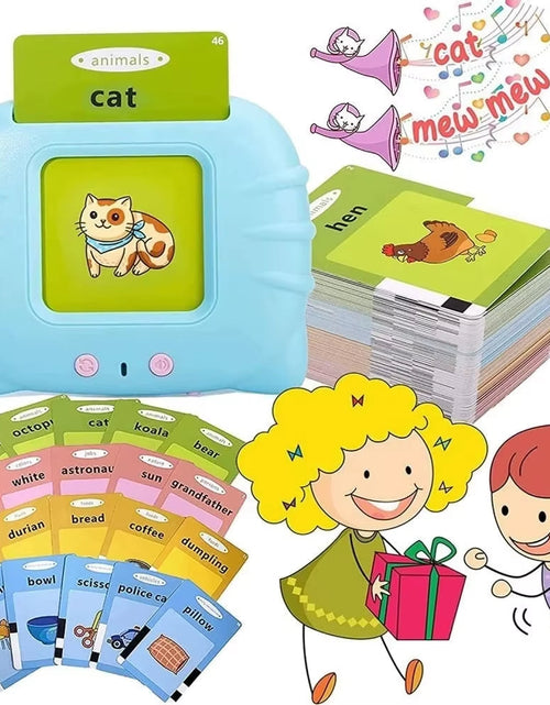 Load image into Gallery viewer, SmartSpeak Cards – Interactive Talking Flash Cards for Preschool Learning & Early Reading