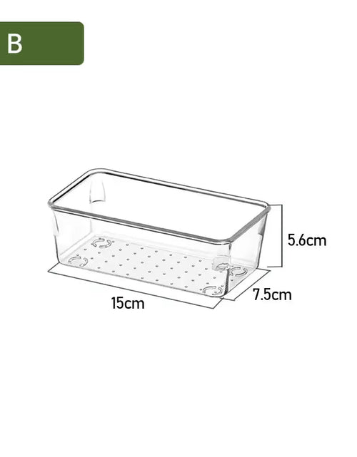 Load image into Gallery viewer, ClearNest Organizer – Transparent Anti-Scratch Drawer Storage Box for Cosmetics, Office & Home