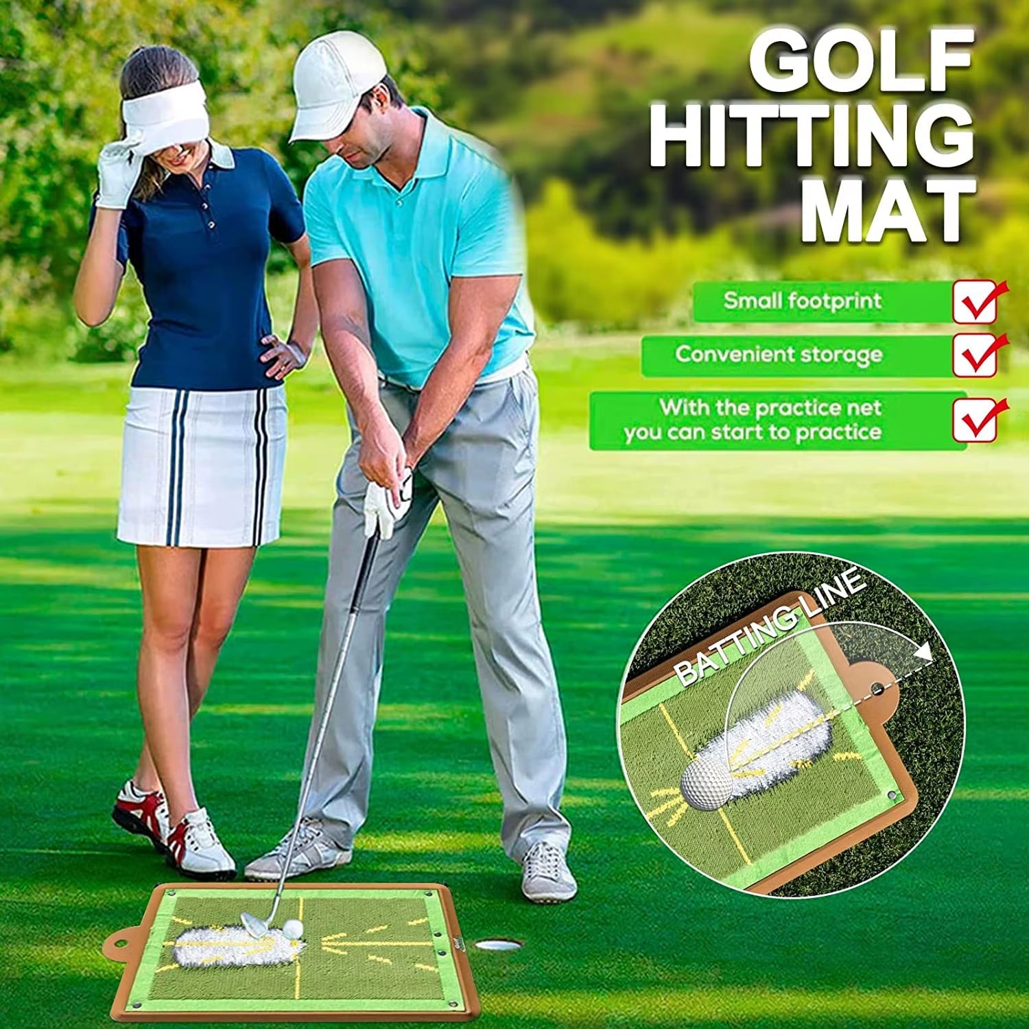 Impact Tracing Aid for Better Golf Shots