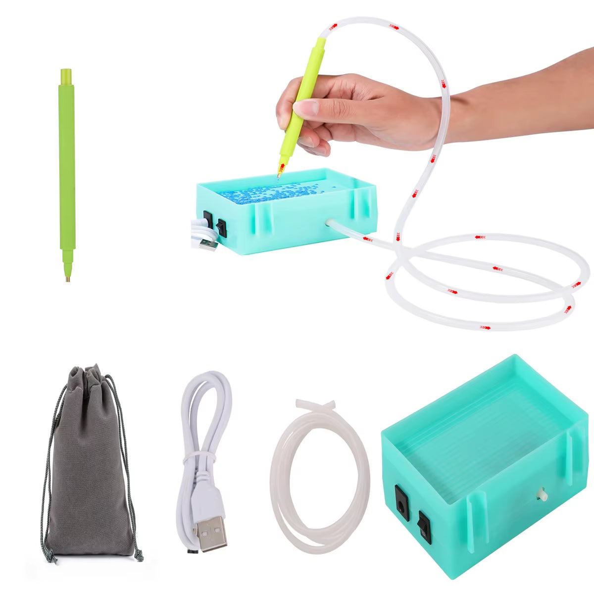 SparklePro Electric Diamond Painting Pen β Long-Lasting Vacuum Tool for Precision Crafting