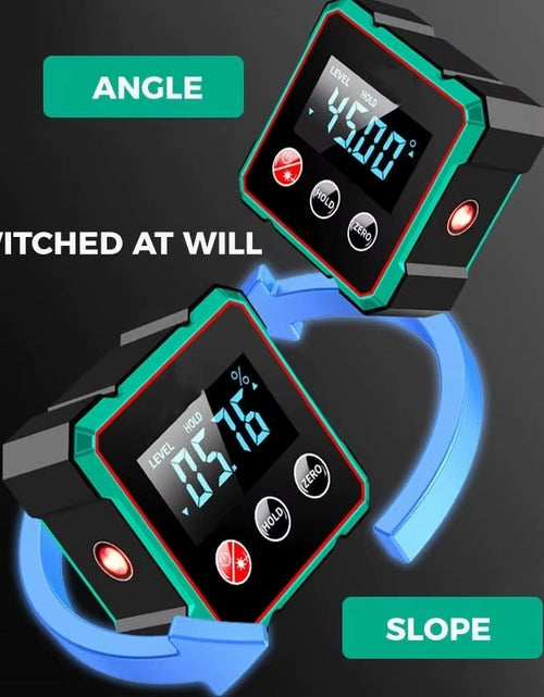 Load image into Gallery viewer, AngleMaster 360° Digital Protractor – Magnetic Laser Angle Finder with LCD Display & Inclinometer