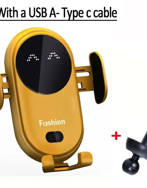 Load image into Gallery viewer, AutoGrip Wireless Car Charger – Infrared Sensor Mount & Fast Charging Stand for iPhone & Samsung