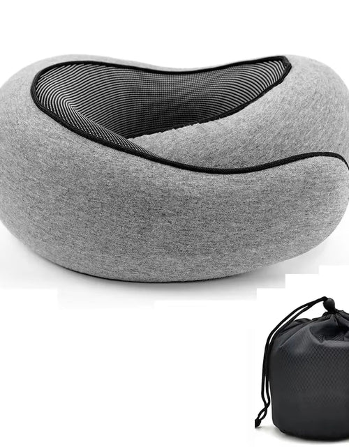 Load image into Gallery viewer, CloudRest U-Shape Pillow – Memory Foam Travel Neck Cushion for Car, Plane & Home Comfort