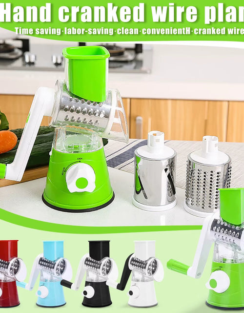 Load image into Gallery viewer, SliceMate Pro – Multi-Functional Hand-Cranked Vegetable Cutter & Grater for Effortless Kitchen Prep