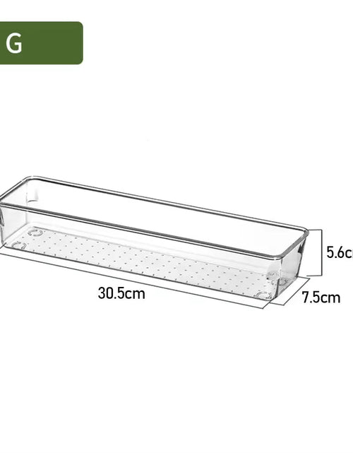 Load image into Gallery viewer, ClearNest Organizer – Transparent Anti-Scratch Drawer Storage Box for Cosmetics, Office & Home