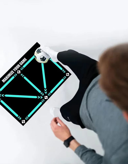 Load image into Gallery viewer, KickMaster Pro – Kids’ Non-Slip Soccer Training Mat for Home Practice & Play