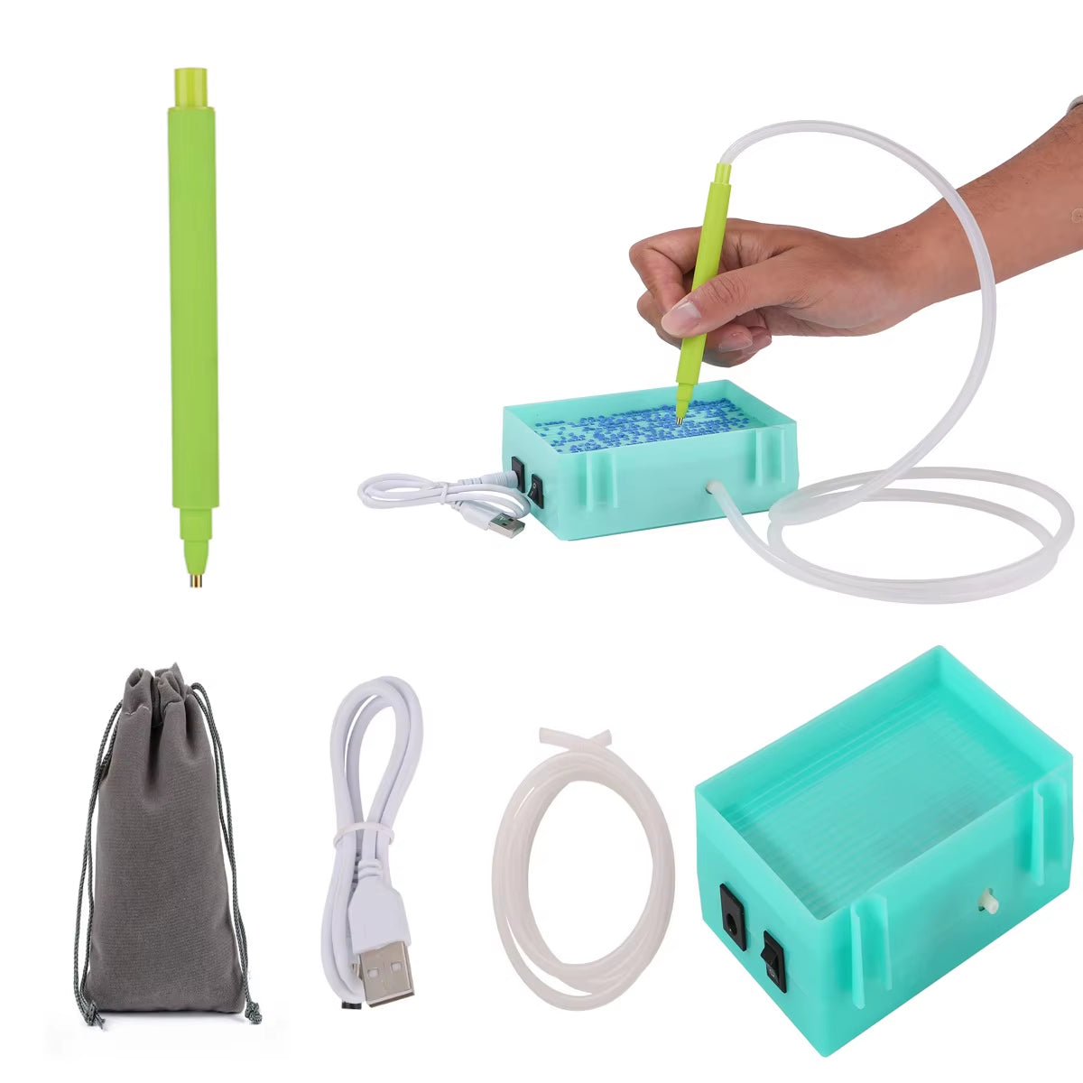 SparklePro Electric Diamond Painting Pen β Long-Lasting Vacuum Tool for Precision Crafting