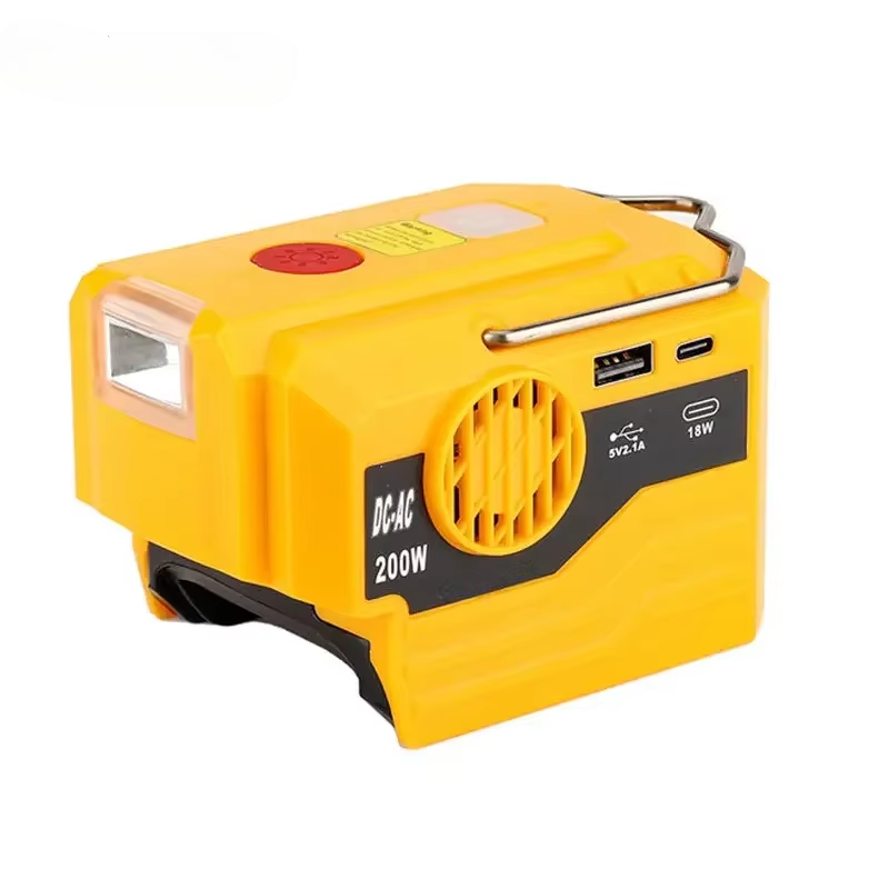 PowerPro Dewalt Battery Inverter – 18V-20V DC to 120V/220V AC with Dual USB, Ultimate Outdoor Power Adapter