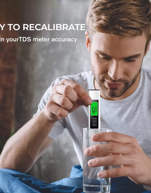 Load image into Gallery viewer, PureCheck 3-in-1 Digital TDS Water Tester – High Accuracy Water Quality Testing Kit for Drinking Water