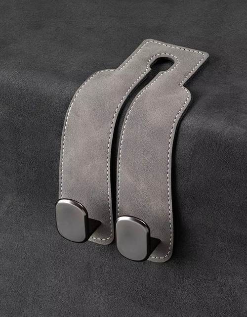 Load image into Gallery viewer, Luxury Suede Double Hook Organizer – Premium Rear Seat Backrest Hook for Changan CS Series & Eado
