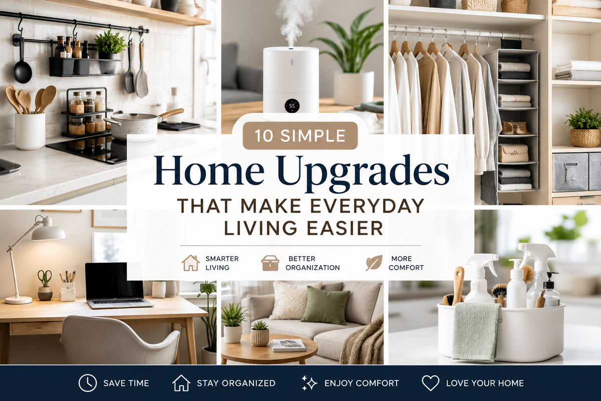 10 Simple Home Upgrades That Make Everyday Living Easier