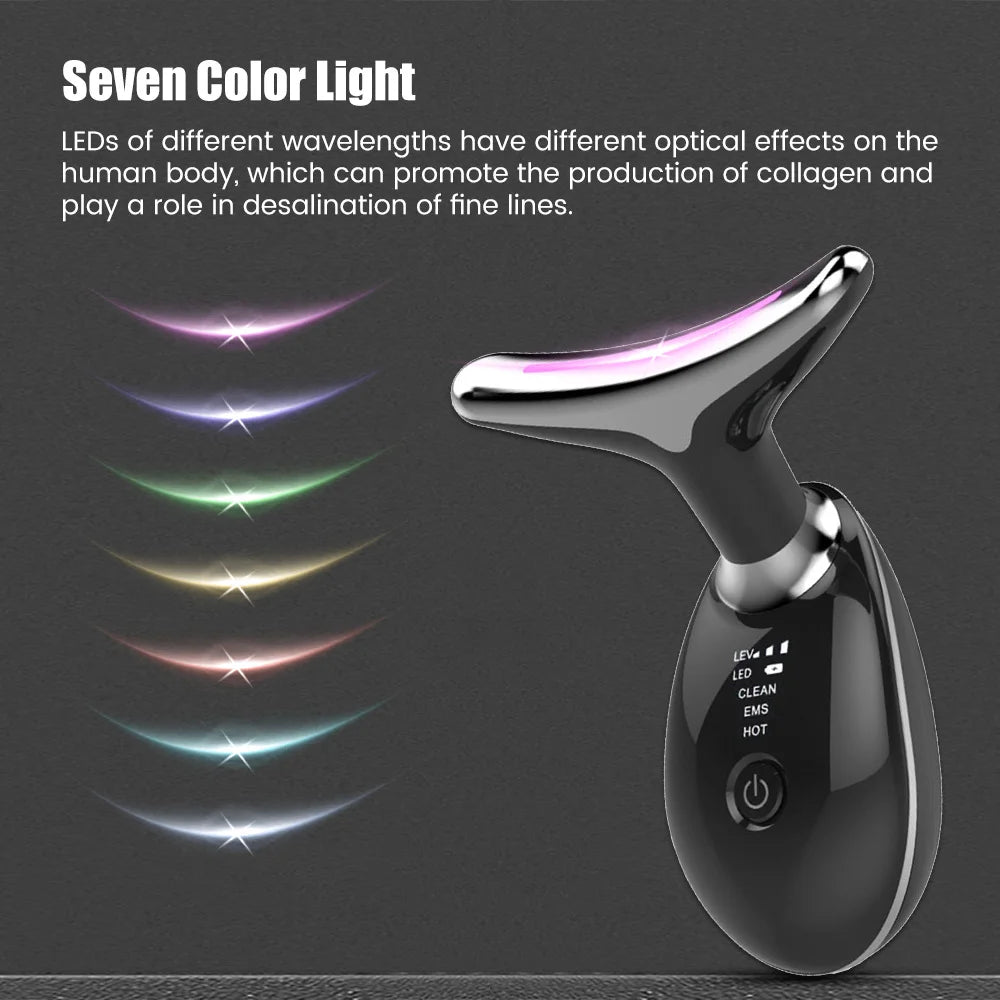 7-in-1 LED Face &amp; Neck Lifter – Sculpt, Tighten &amp; Glow