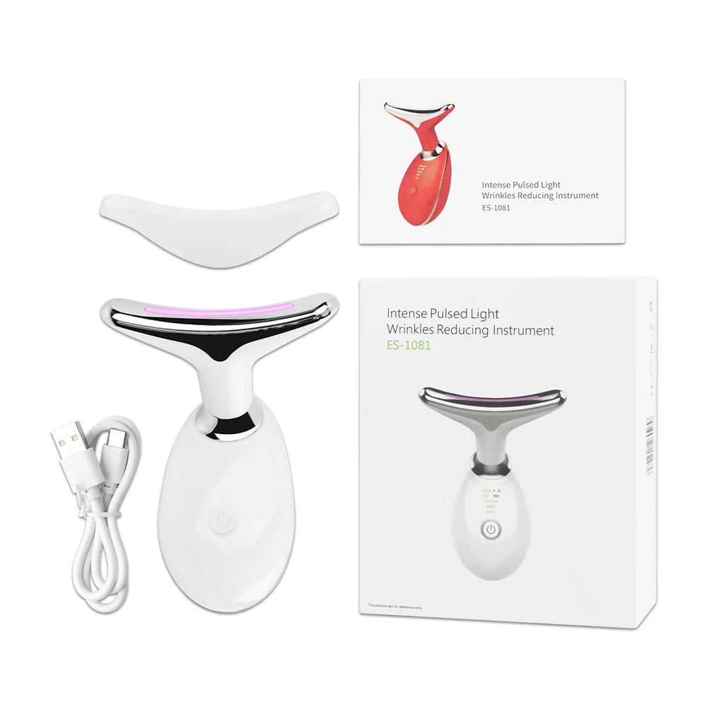 7-in-1 LED Face &amp; Neck Lifter – Sculpt, Tighten &amp; Glow