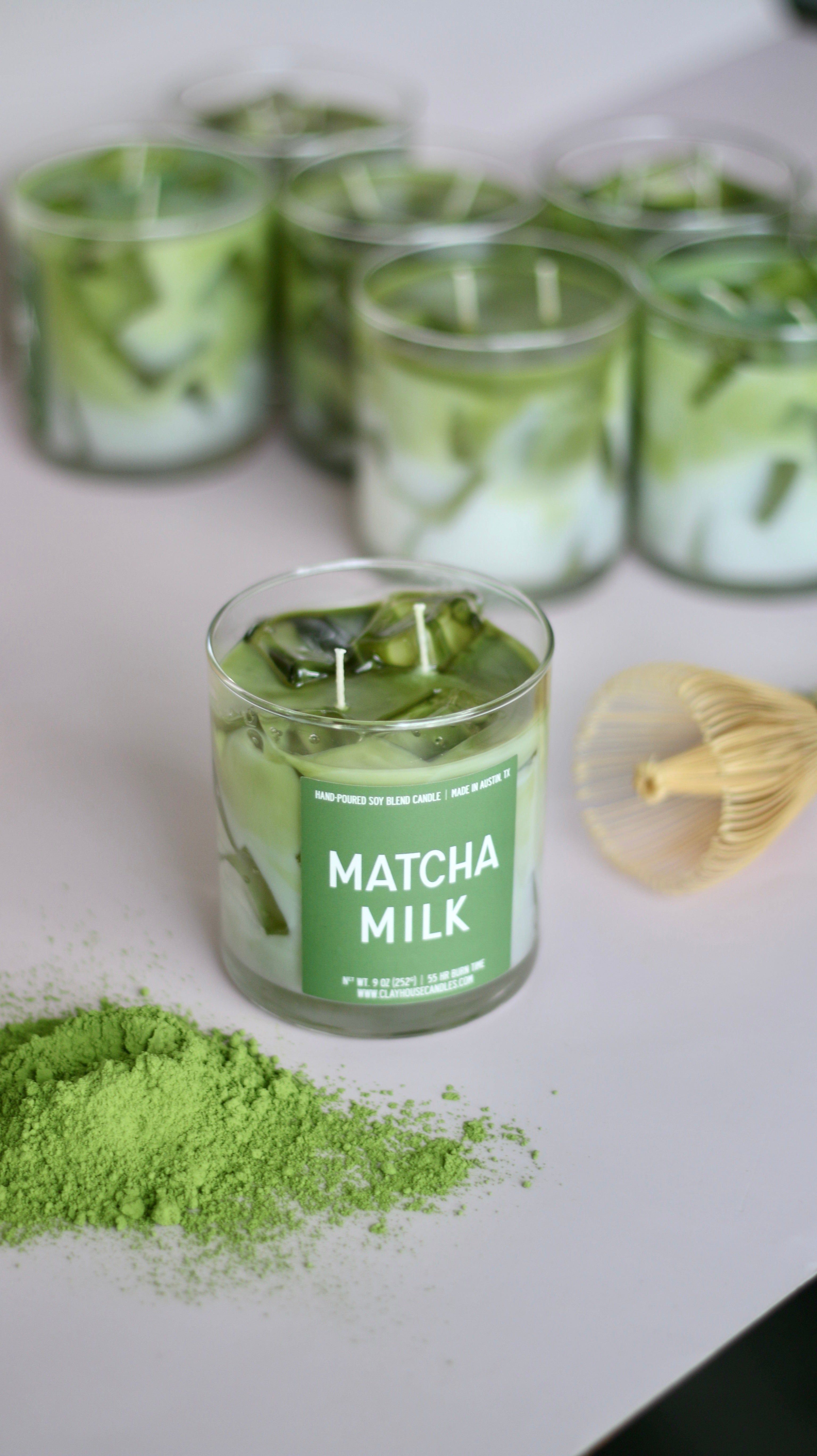 Matcha Milk of Container Candle