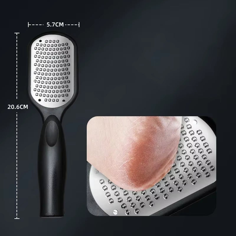 SilkyStep Pro – Double-Sided Stainless Steel Foot File for Callus &amp; Dead Skin Removal