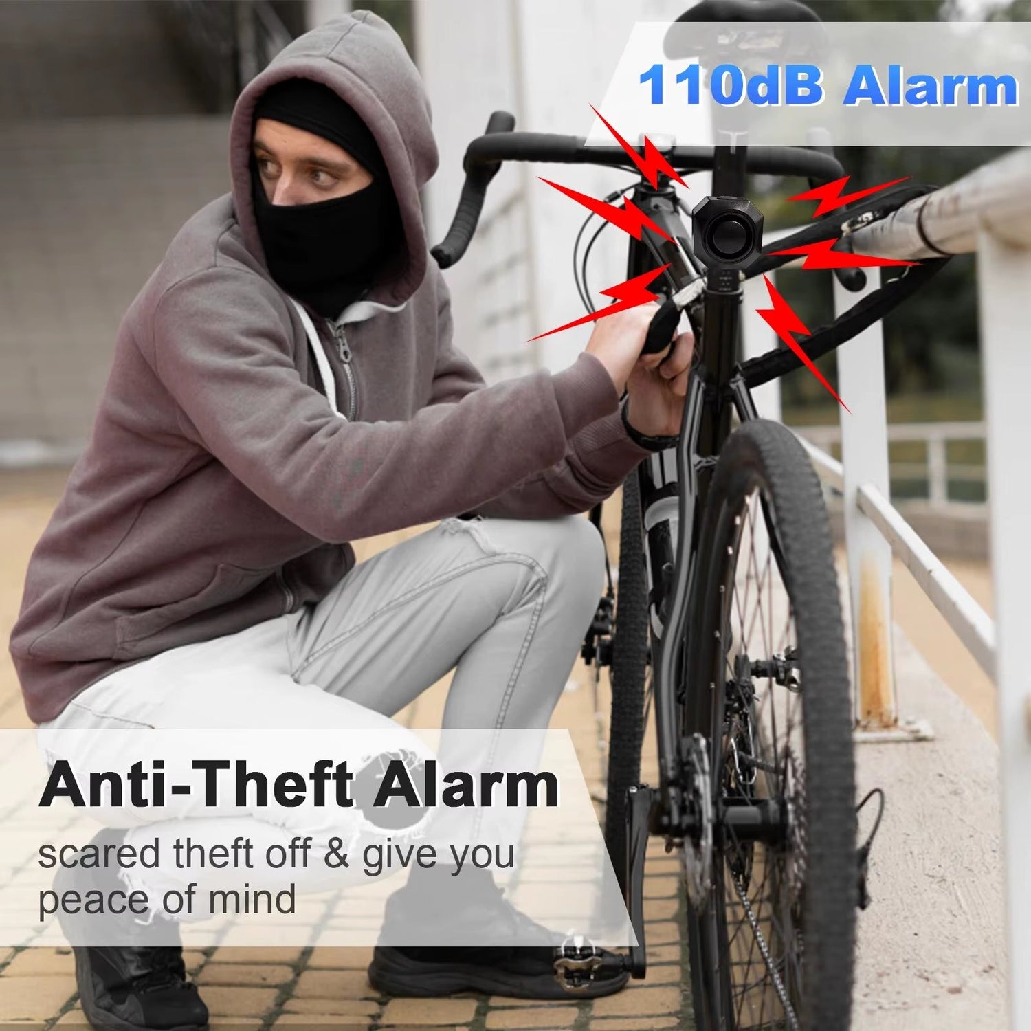 Ultimate Bike Guard™ – Wireless Vibration Alarm with Remote &amp; USB Charging