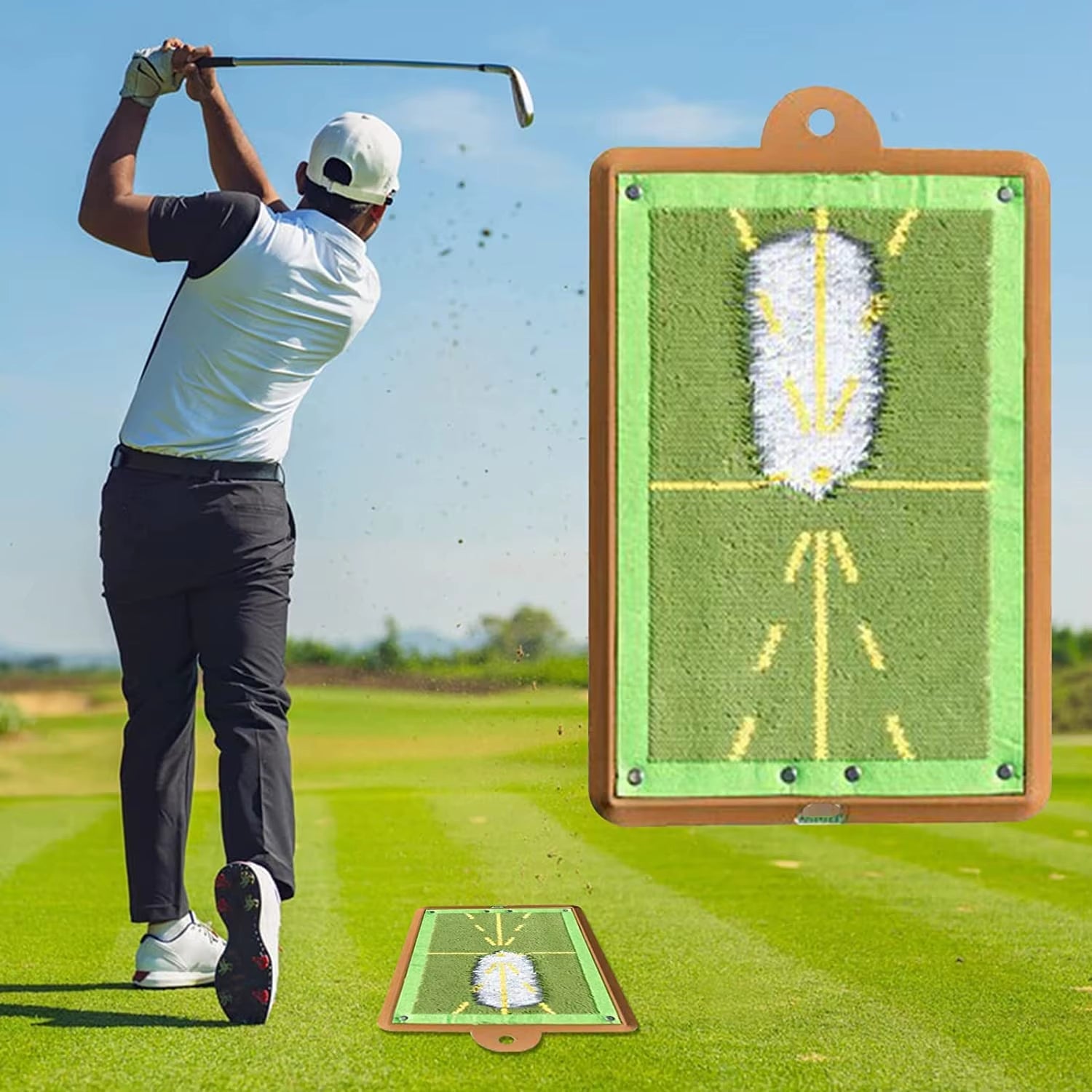  Impact Tracing Aid for Better Golf Shots