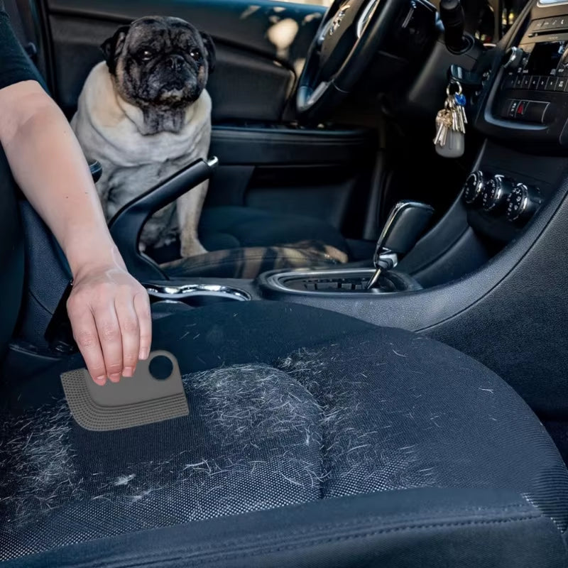 FurSweep Pro – Car Interior Hair Removal Brush &amp; Cleaning Scraper Tool