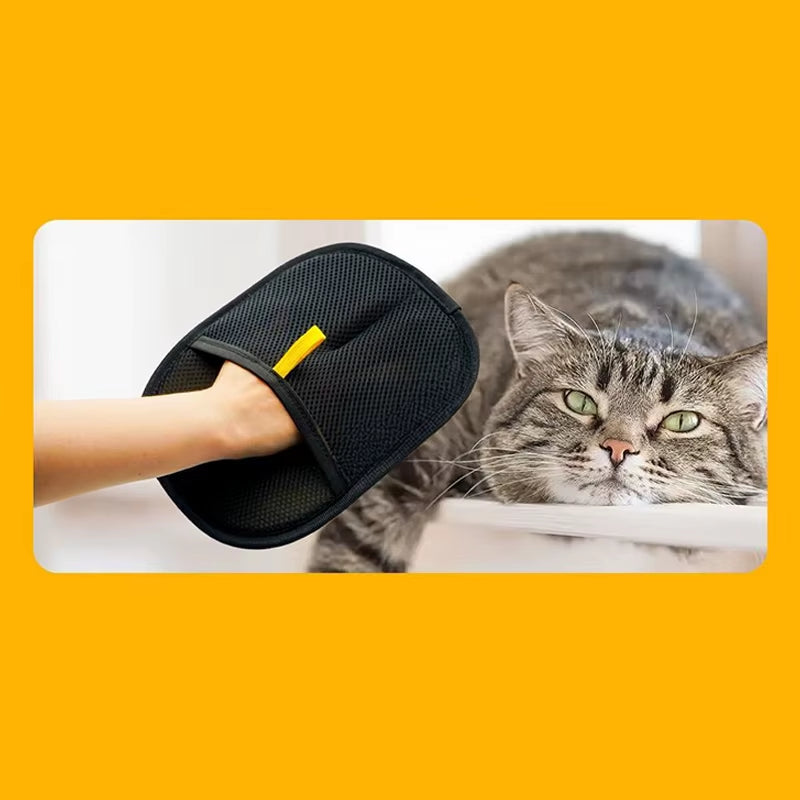 FurGone Duo Gloves – Double-Sided Electrostatic Pet Hair Removal &amp; Grooming Gloves