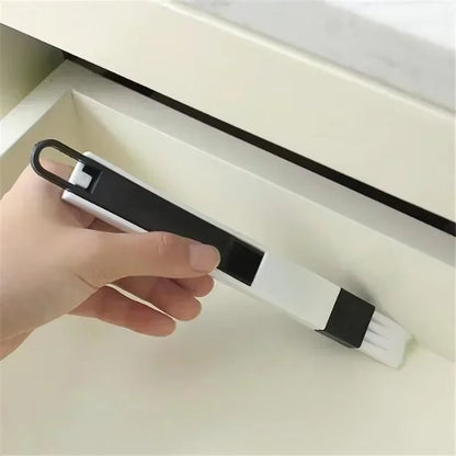 CleanSweep Polished Window Track &amp; Keyboard Brush – Nook &amp; Cranny Dust Shovel for Effortless Cleaning