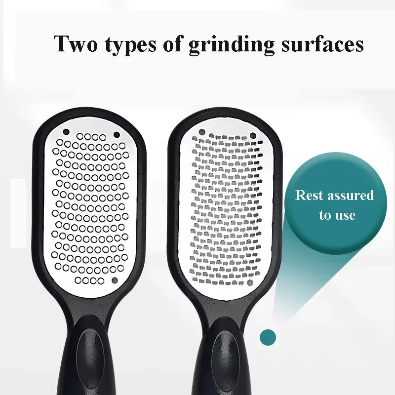 SilkyStep Pro – Double-Sided Stainless Steel Foot File for Callus &amp; Dead Skin Removal
