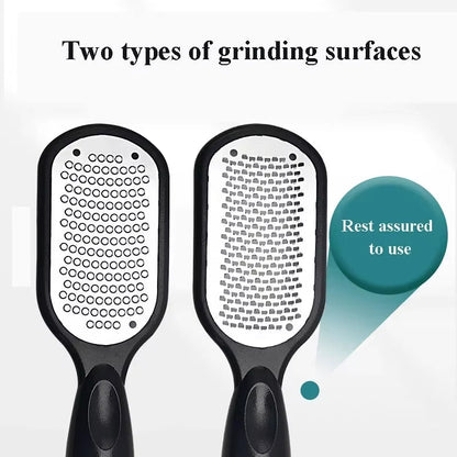 SilkyStep Pro – Double-Sided Stainless Steel Foot File for Callus &amp; Dead Skin Removal