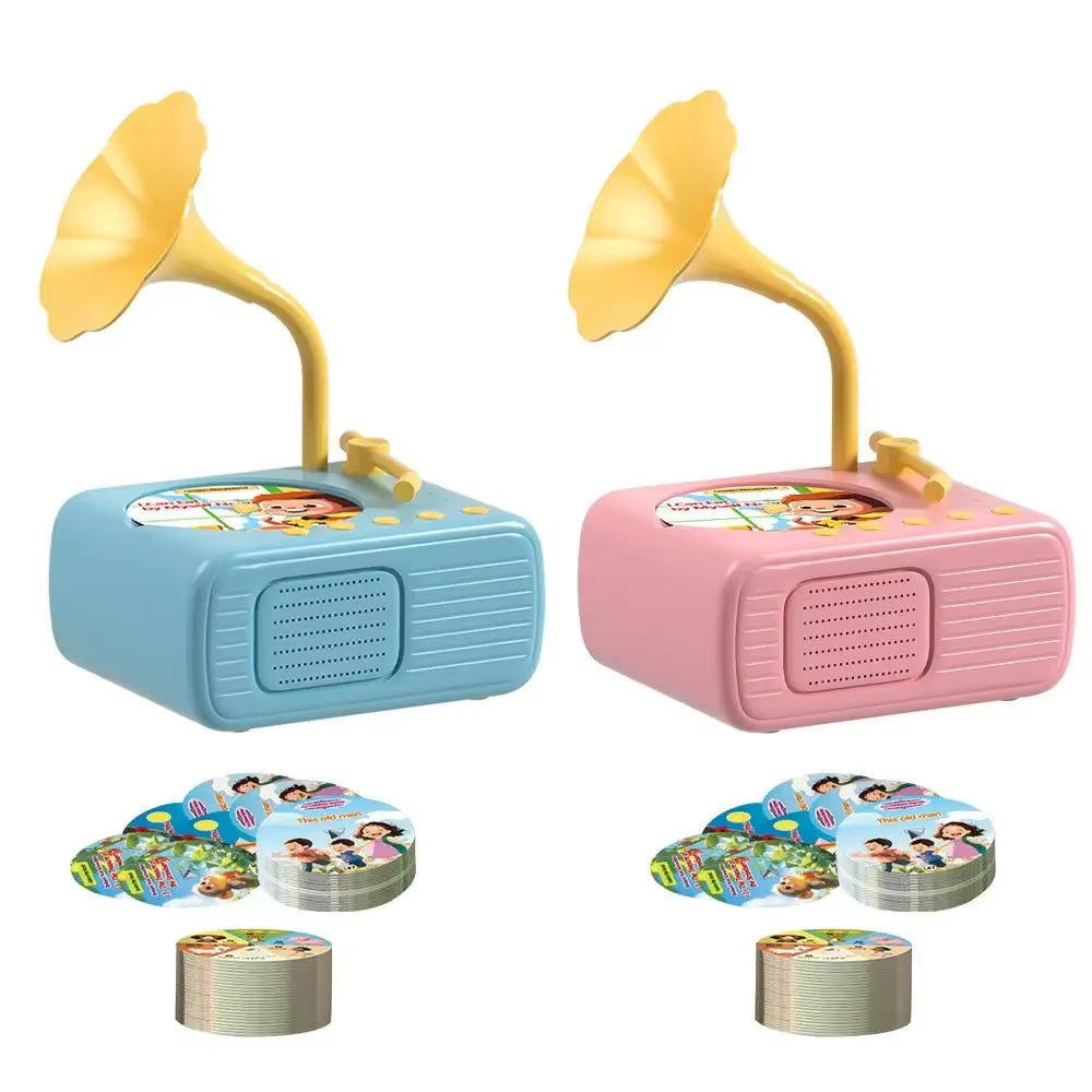 StoryTunes Junior – Children’s Phonograph Music &amp; Story Player with 96 Learning Cards