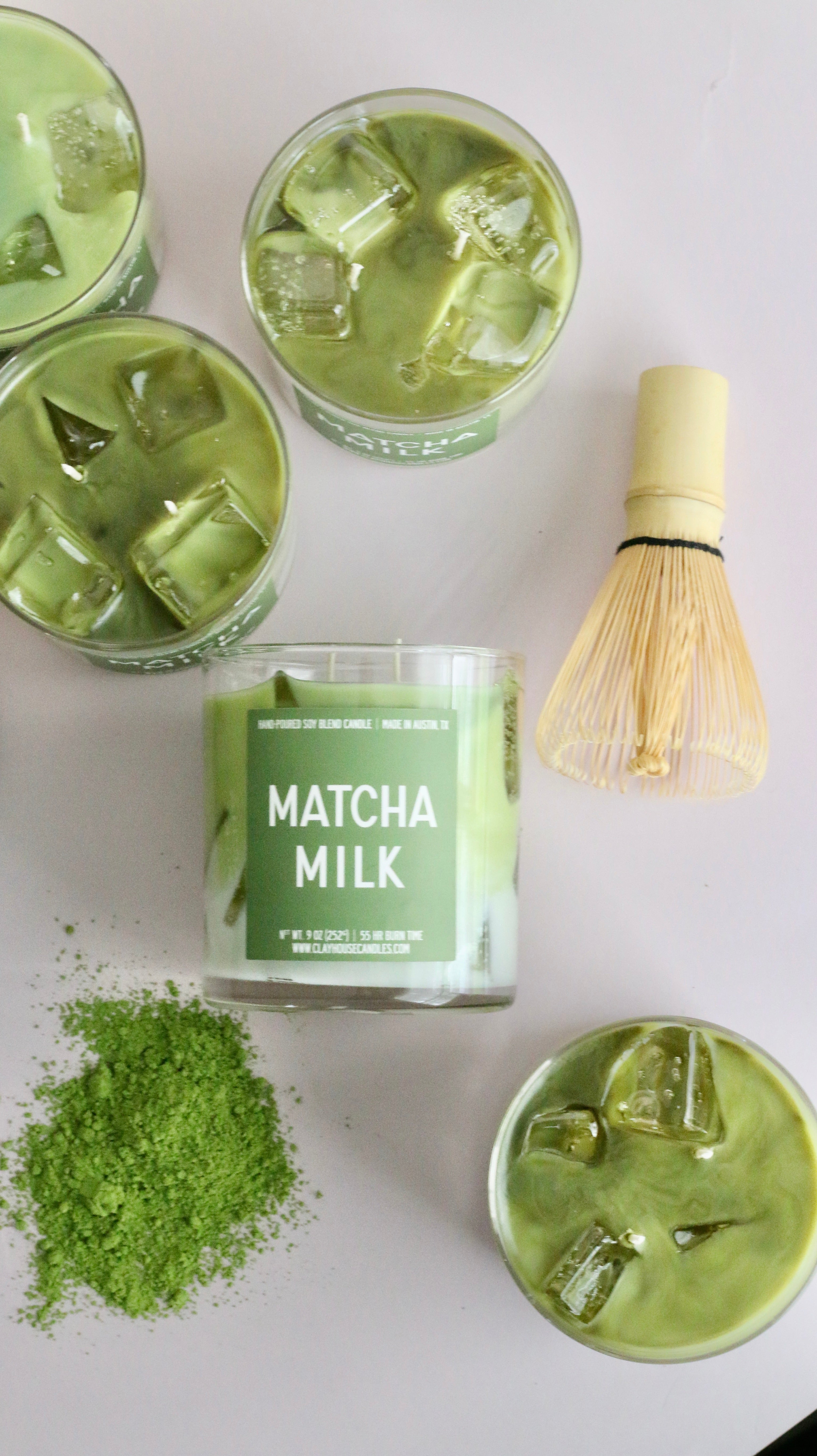 Matcha Milk of Container Candle