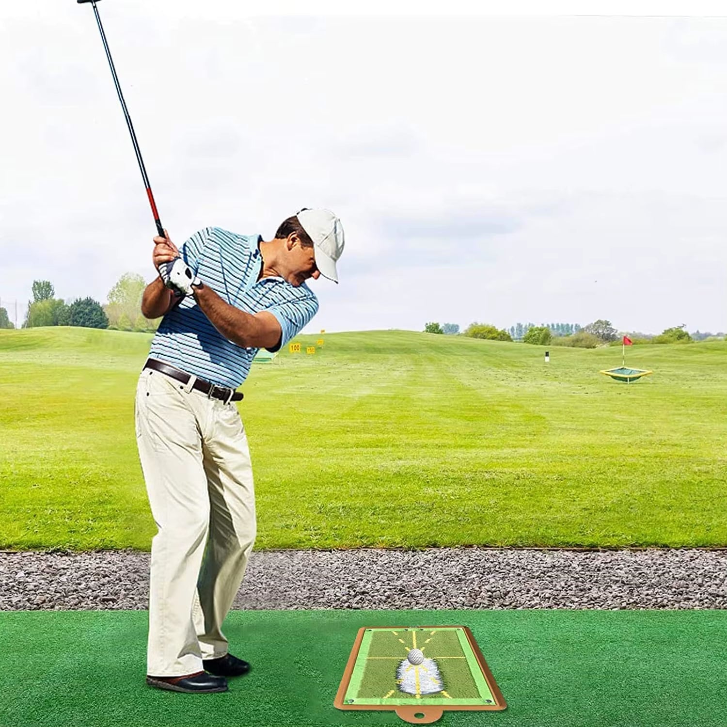  Impact Tracing Aid for Better Golf Shots