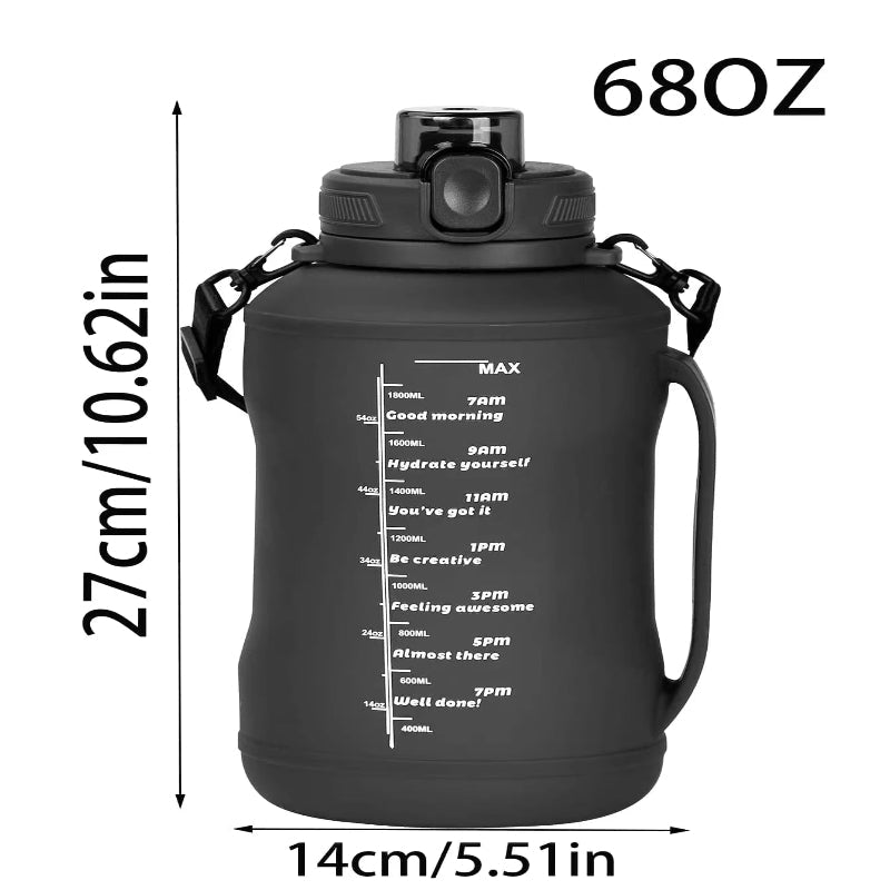 HydraFlex™ 2L Foldable Silicone Water Bottle – Ultimate Sports &amp; Outdoor Hydration