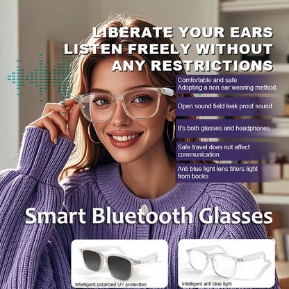 SoundSight Smart Glasses – Bluetooth Sunglasses with Built-In Earphones, UV400 Polarized Lenses &amp; Hands-Free Calling