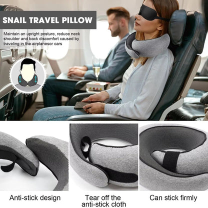 CloudRest U-Shape Pillow – Memory Foam Travel Neck Cushion for Car, Plane &amp; Home Comfort