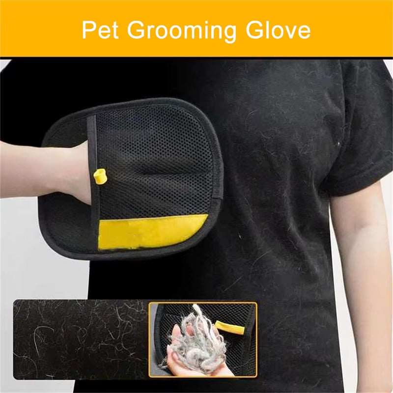 FurGone Duo Gloves – Double-Sided Electrostatic Pet Hair Removal &amp; Grooming Gloves