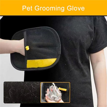 FurGone Duo Gloves – Double-Sided Electrostatic Pet Hair Removal &amp; Grooming Gloves