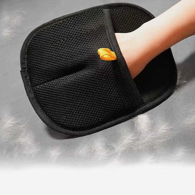 FurGone Duo Gloves – Double-Sided Electrostatic Pet Hair Removal &amp; Grooming Gloves