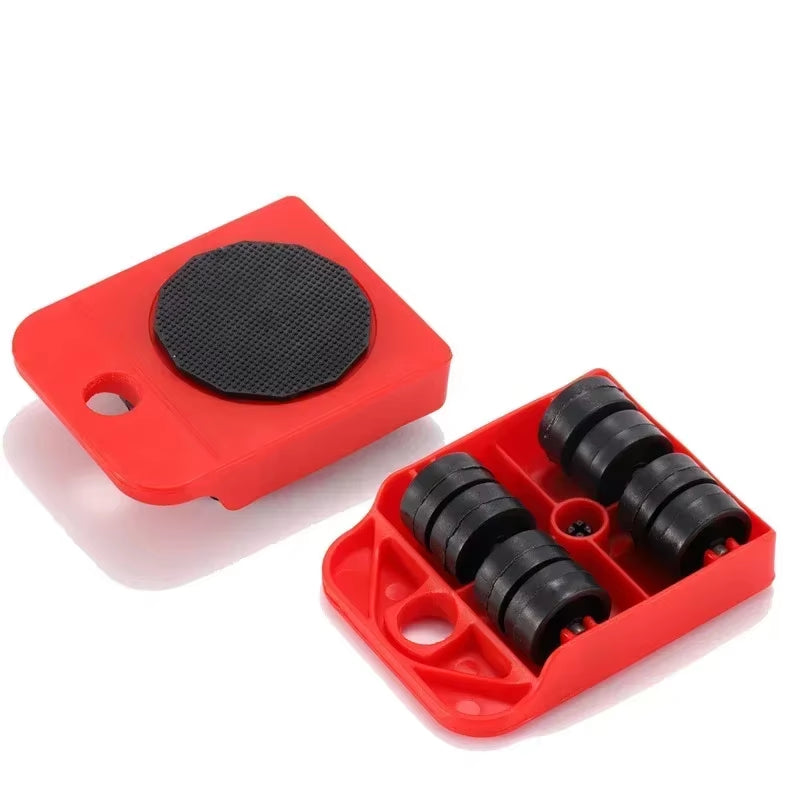 EasyGlide Furniture Mover Set – Heavy Lifter Bar &amp; Slider Wheels for Effortless Moving