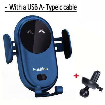 AutoGrip Wireless Car Charger – Infrared Sensor Mount &amp; Fast Charging Stand for iPhone &amp; Samsung
