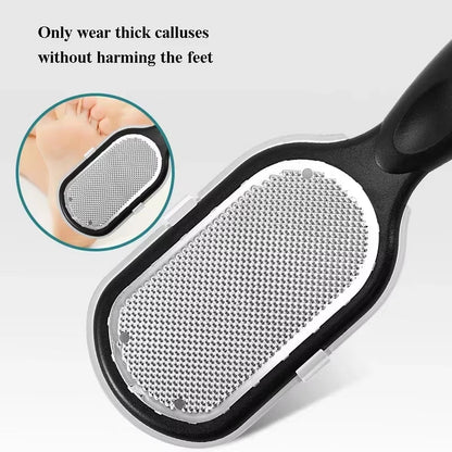 SilkyStep Pro – Double-Sided Stainless Steel Foot File for Callus &amp; Dead Skin Removal